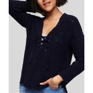 Lou and Grey Boxy Loose Weave Sweater